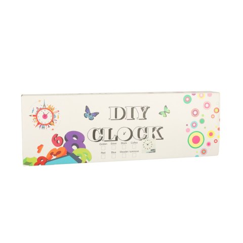 Zegar ścienny naklejany na ścianę 3D lustrzany DIY duży nowoczesny 80-120cm XL Kik Sp. z o. o. Sp. k.