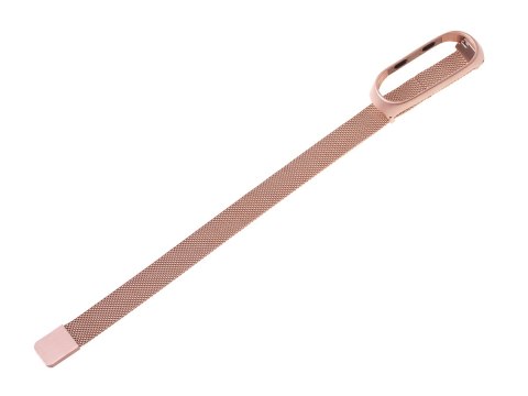 Pasek opaska Xiaomi Mi Band 3/ Xiaomi Mi Band 4 Magnes - rose gold HaloFuture