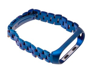Pasek opaska Xiaomi Mi Band 3/ Xiaomi Mi Band 4 - niebieska HaloFuture