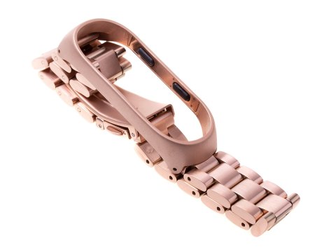 Pasek opaska Xiaomi Mi Band 3/ Xiaomi Mi Band 4 - rose gold HaloFuture