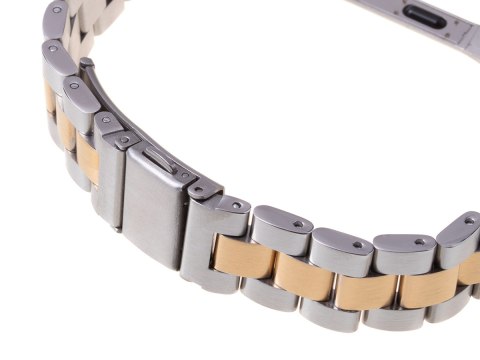 Pasek opaska Xiaomi Mi Band 3/ Xiaomi Mi Band 4 - srebrno złota HaloFuture