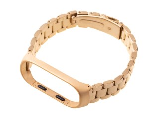 Pasek opaska Xiaomi Mi Band 3/ Xiaomi Mi Band 4 - złota HaloFuture