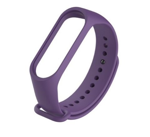 Silikonowy pasek opaska do Xiaomi Mi Band 3/ Xiaomi Mi Band 4 - fioletowy HaloFuture