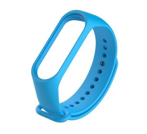 Silikonowy pasek opaska do Xiaomi Mi Band 3/ Xiaomi Mi Band 4 - jasno niebieski HaloFuture