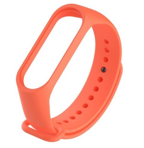 Silikonowy pasek opaska do Xiaomi Mi Band 3/ Xiaomi Mi Band 4 - pomarańczowy HaloFuture