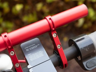 Aluminiowy uchwyt na kierownice rower / Hulajnoga Xiaomi M365/ Pro - czerwona HaloFuture
