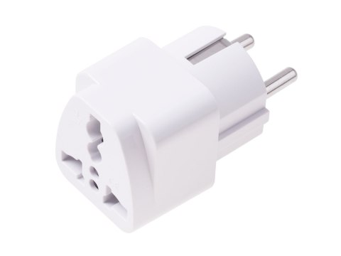 Angielska wtyczka adapter przejściówka UK na EU PL HaloFuture
