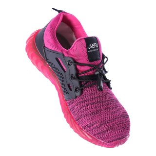 Buty BHP robocze "41" / 26,4 cm - różowe HaloFuture