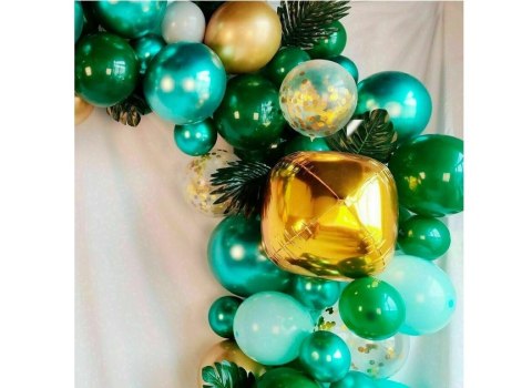 Duża girlanda balonowa 142 balony- zielona HaloFuture