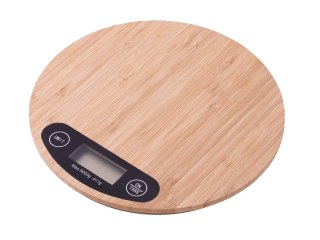 Elektroniczna waga kuchenna drewniana 5 kg bambus HaloFuture