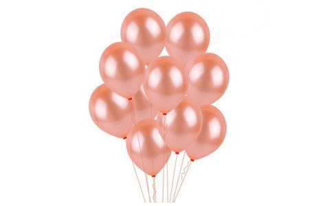 Girlanda balonowa 63 balonów - rose gold HaloFuture