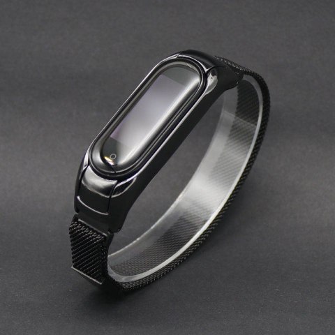 Pasek opaska Xiaomi Mi Band 5 Magnes - czarny HaloFuture