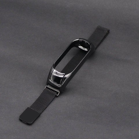 Pasek opaska Xiaomi Mi Band 5 Magnes - czarny HaloFuture