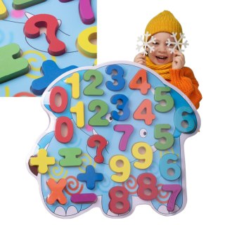 Układanka/ puzzle dla najmłodszych "Cyferki" HaloFuture