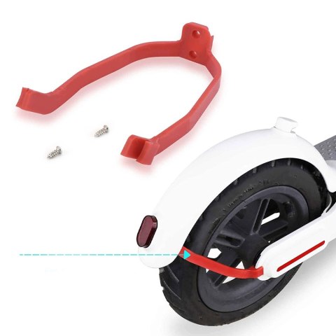 Wspornik z śrubkami do błotnika Xiaomi Mi Electric Scooter M365 - czerwony HaloFuture