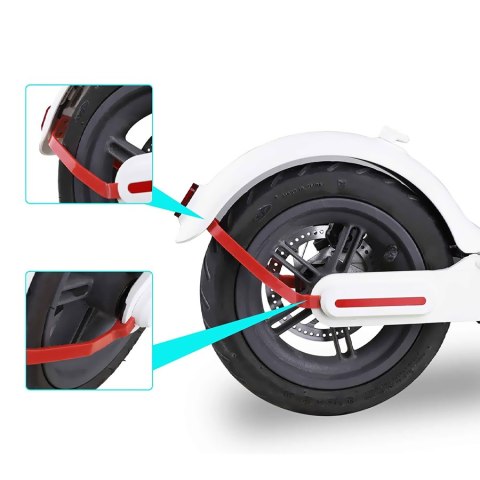 Wspornik z śrubkami do błotnika Xiaomi Mi Electric Scooter M365 - czerwony HaloFuture