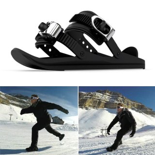 Buty narciarskie mini Krótkie narty - czarne HaloFuture