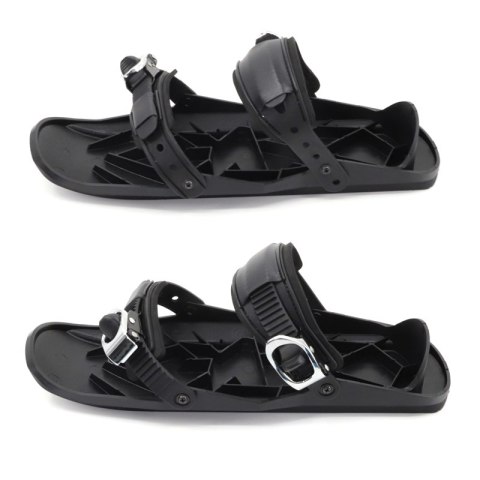 Buty narciarskie mini Krótkie narty - czarne HaloFuture