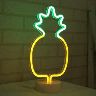 Dekoracyjna lampka neonowa LED- ananas HaloFuture