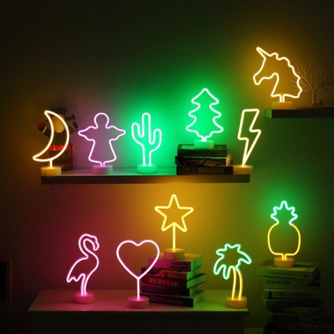 Dekoracyjna lampka neonowa LED- ananas HaloFuture