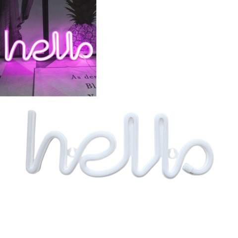 Dekoracyjna lampka neonowa LED- hello 2 HaloFuture