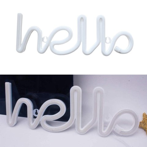 Dekoracyjna lampka neonowa LED- hello 2 HaloFuture