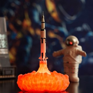 Lampka nocna, startująca rakieta NASA III HaloFuture