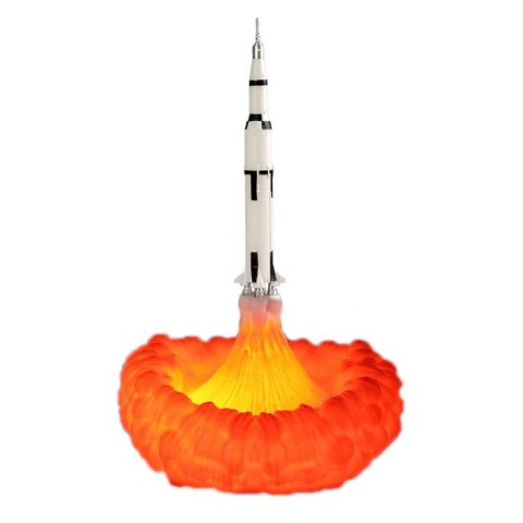 Lampka nocna, startująca rakieta NASA III HaloFuture