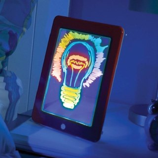 Magiczny tablet do rysowania 3D + pisaki - niebieski HaloFuture