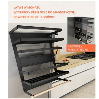 Magnetyczny organizer na akcesoria kuchenne - dwupoziomowy HaloFuture