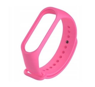 Silikonowy pasek opaska do Xiaomi Mi Band 5/ Xiaomi Mi Band 6 - różowy HaloFuture