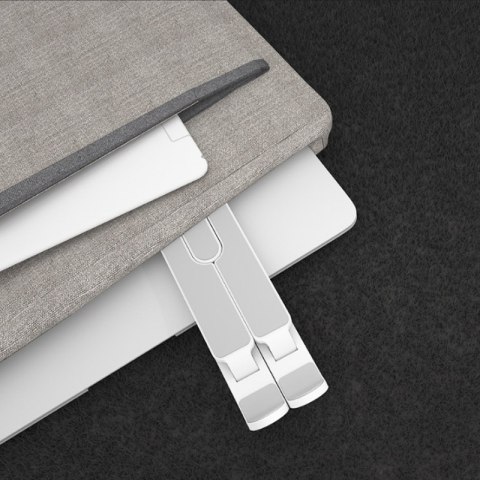 Składana podstawka do laptopa biała HaloFuture