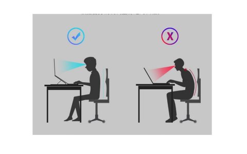 Składana podstawka do laptopa biała HaloFuture