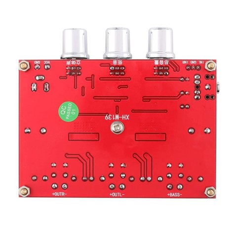 Wzmacniacz mocy 2.1 2x80W +100W (WOOFER) TPA3116D, 12V-24V TPA3116D2, Arduino HaloFuture