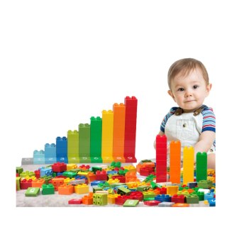 Zestaw klocków plastikowych (56 klocków + 10 kart) HaloFuture