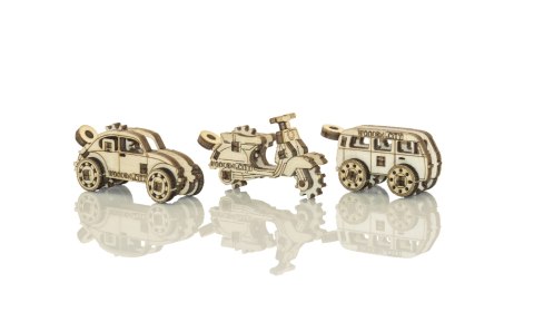 Drewniane Puzzle 3D - Zabytkowe Samochody i Motor Mobimods sp. z o.o.