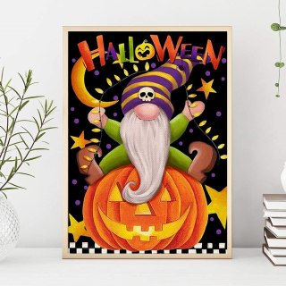 Haft Diamentowy/ Obraz 5D/ Mozaika Diamentowa/ Diamond Painting - Halloween, rozm. 40x50 cm HaloFuture