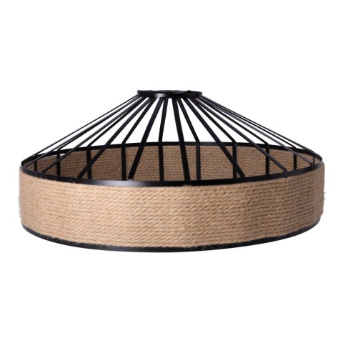 Lampa sufitowa z liny konopnej na łańcuchu - średnica 40 cm HaloFuture