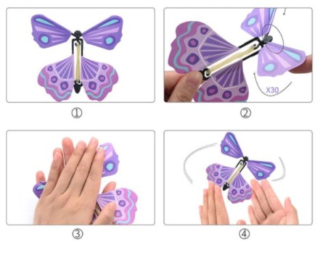 Magiczny latający motyl, zabawka dla dzieci — wzór III HaloFuture