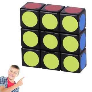 Nowoczesna układanka, kostka logiczna, Kostka Rubika - 1x3x3 HaloFuture