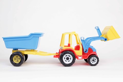 Traktor z ładowarką i przyczepą - model 138 Zakład Produkcyjno-Handlowy "F.CH." Iwona Choińska