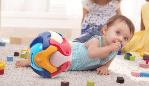 Skarbonka, piłka do składania puzzle układanka 3D- okrągła HaloFuture