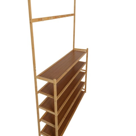 Szafka na buty 5-poziomowa z wieszakiem, długość 100 cm HaloFuture
