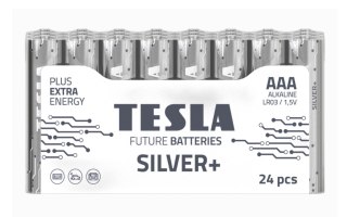 BATERIA ALKALICZNA TESLA SILVER+ LR03 F24 1.5V 10 SZTUK TESLA BATTERIES a.s.