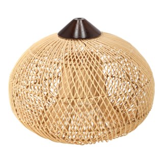 Dekoracyjna rattanowa lampa wisząca - 40 cm (naturalny kolor) HaloFuture