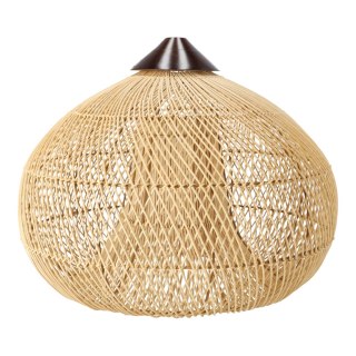 Dekoracyjna rattanowa lampa wisząca - 50 cm (naturalny kolor) HaloFuture
