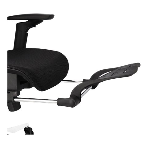 Ergonomiczny fotel biurowy regulowane krzesło biurowe z siatki - Czarne HaloFuture