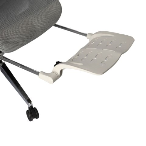 Ergonomiczny fotel biurowy regulowane krzesło z siatki - Szare HaloFuture