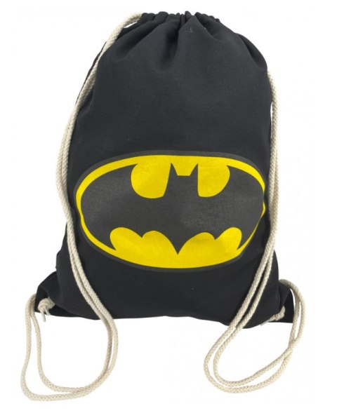 Plecak materiałowy Batman, 37x46cm PRODUKT LICENCJONOWANY, ORYGINALNY United Labels AG
