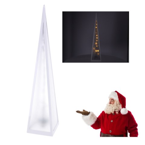 Świąteczna Choinka Lampa LED Gwiazdki obrotowe 45 cm HaloFuture